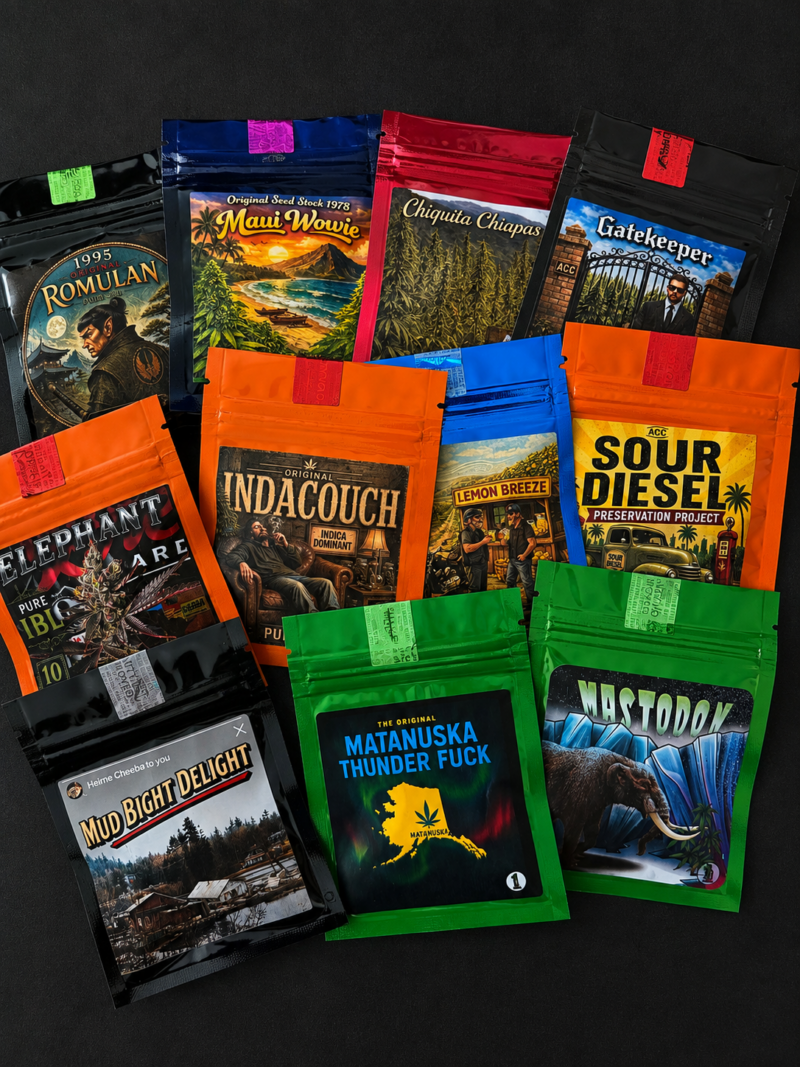 Alaska Cannabis Cache Preservation Set