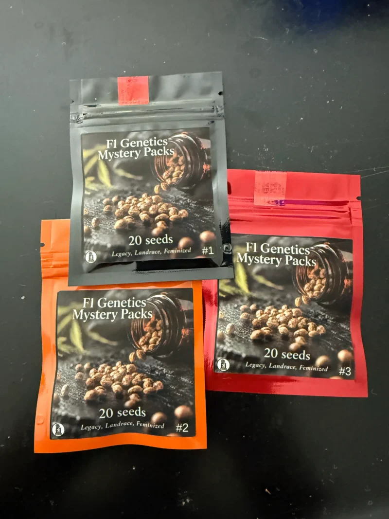 F1 Genetics Mystery Pack of 3 - 60 Seeds